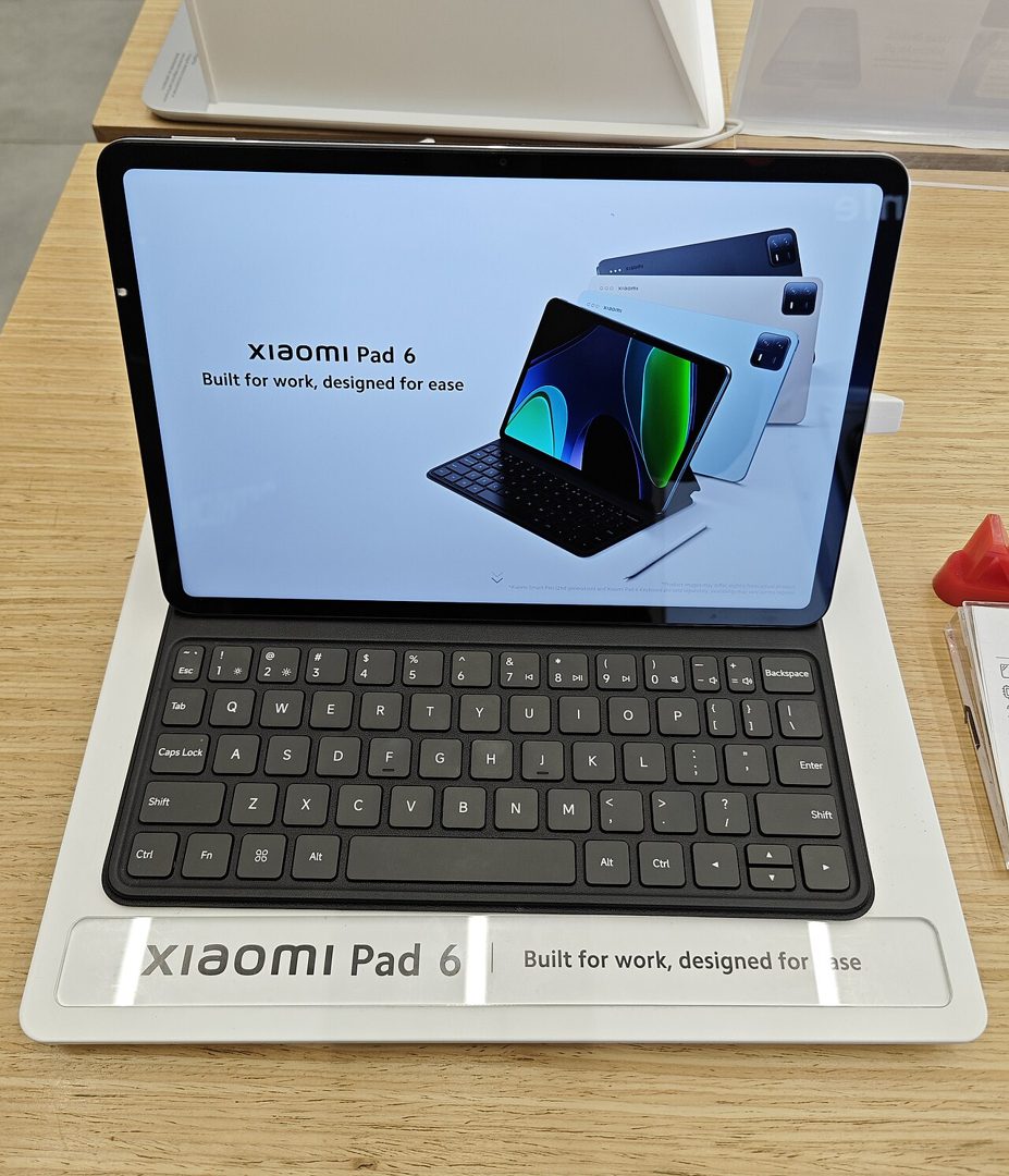 Xiaomi Pad 6 with its keyboard cover