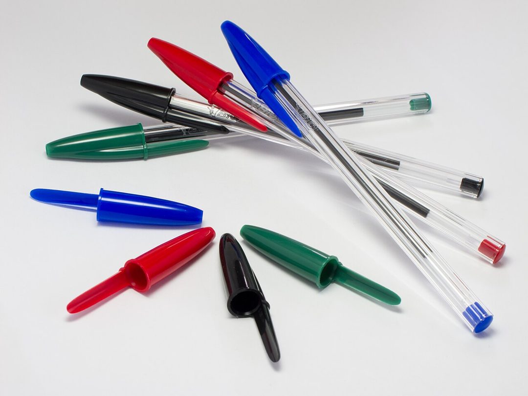 BIC Cristal pens in assorted colours